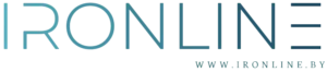 Логотип Ironline — металлоконструкции и перила из нержавейки